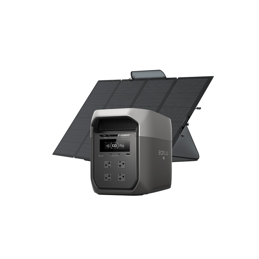 ecoflow delta 3 max plus 2048wh 500w solar panel