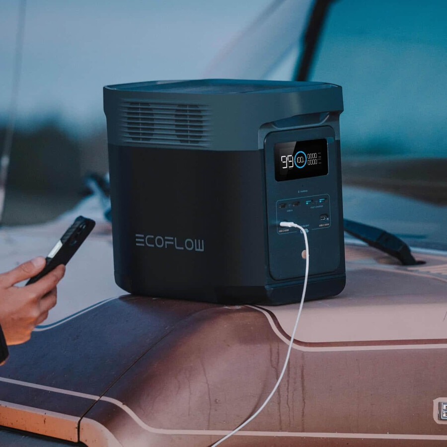 ecoflow delta 2 delta 2 smart extra battery 2 x 110w solar panel