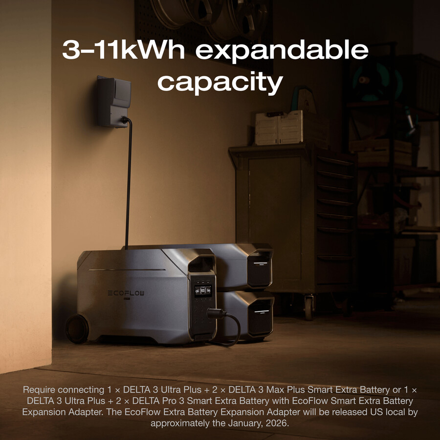 ecoflow delta 3 ultra series portable power station 3072wh