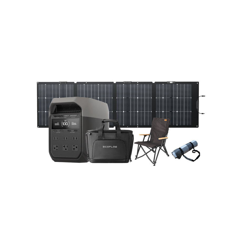 ecoflow delta 3 220w solar panel delta 3 bag camping chair picnic blanket