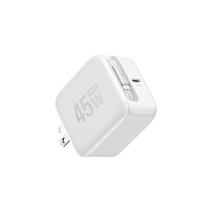 ecoflow rapid charger 45w retractable cable gan