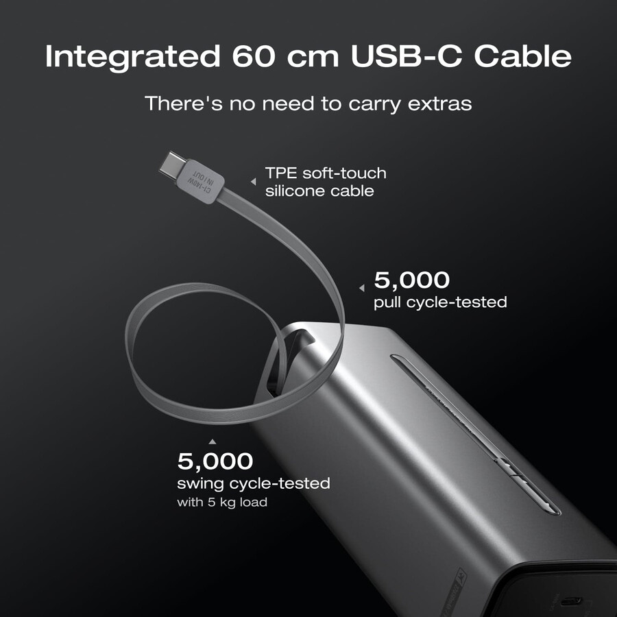 ecoflow rapid pro power bank 27650mah 300w 140w built-in cable