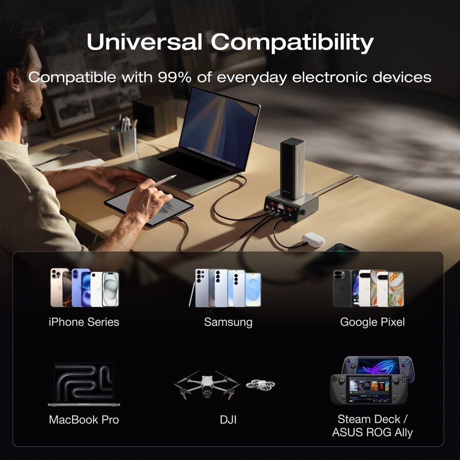 ecoflow rapid pro power bank 27650mah 300w 140w built-in cable